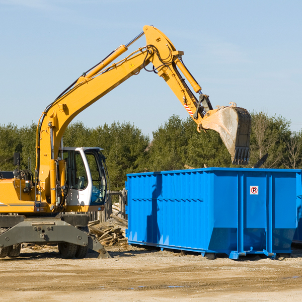 are there any restrictions on where a residential dumpster can be placed in Madison County